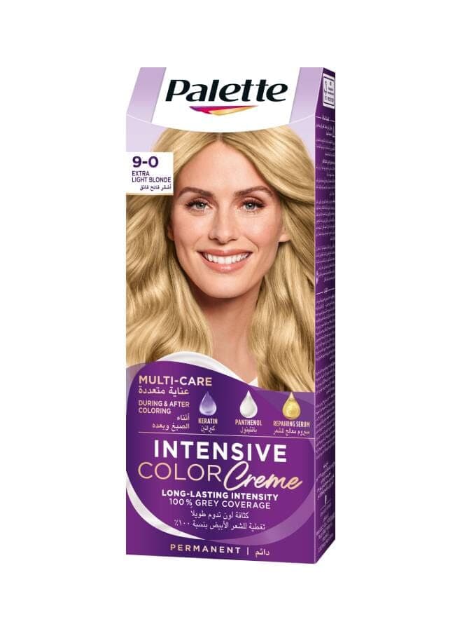 Intensive Color Crème 9-0, Extra Light Blonde 50ml , 50ml , & 10ml Chemical Hair Dyes