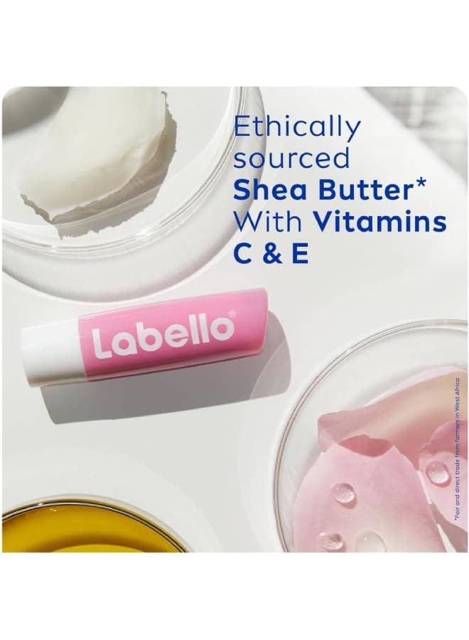 LABELLO Lip Care, Moisturizing Lip Balm, Soft Rose, 4.8g 4.8grams (٤)