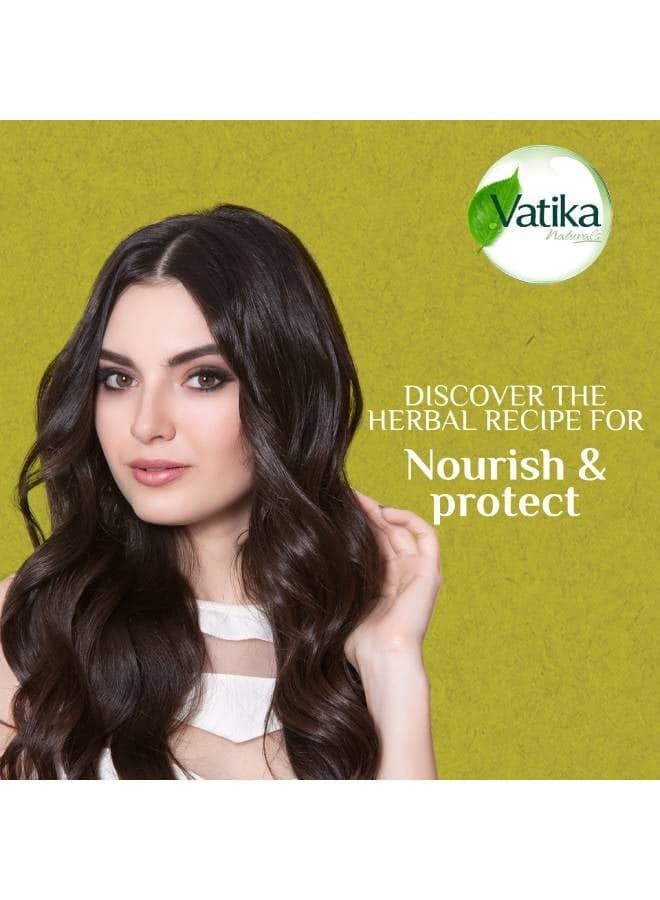 Vatika Naturals Nourish & Protect Conditioner | Olive & Henna Conditioning Cream | Softens & Vitalizes | For Normal Hair 360ml (٥)