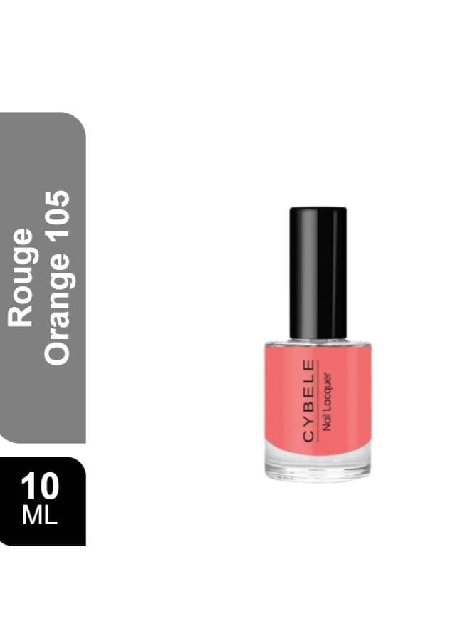 lacquer nail polish 105 rouge Orange