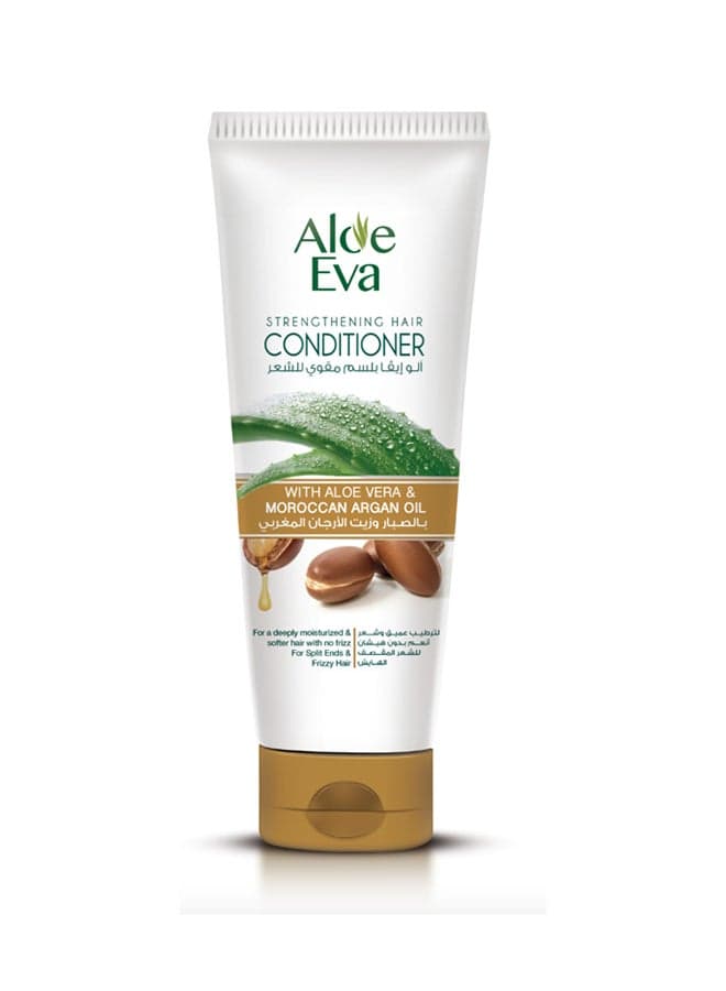 Strengthening Hair Conditioner With Aloe Vera & Moroccan Argan Oil White 230ml