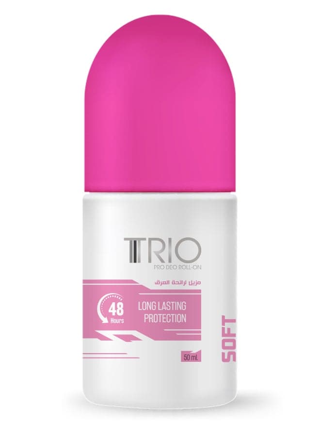 Trio roll-on soft Fuchia 50ml Deodorants & Antiperspirants