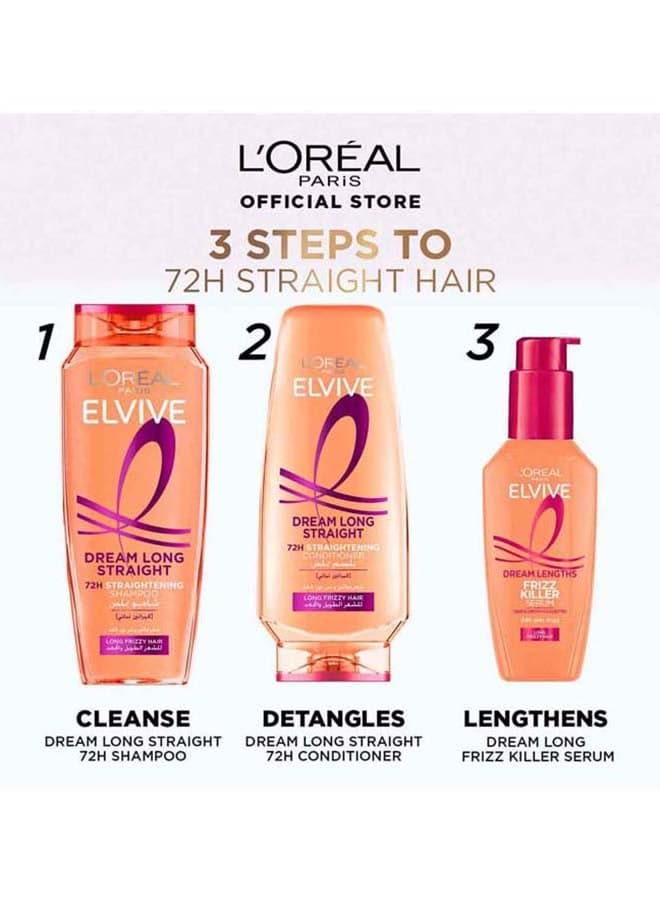 Elvive Dream Long Straight Shampoo, orange 200ml Shampoo Plus Conditioner (٨)