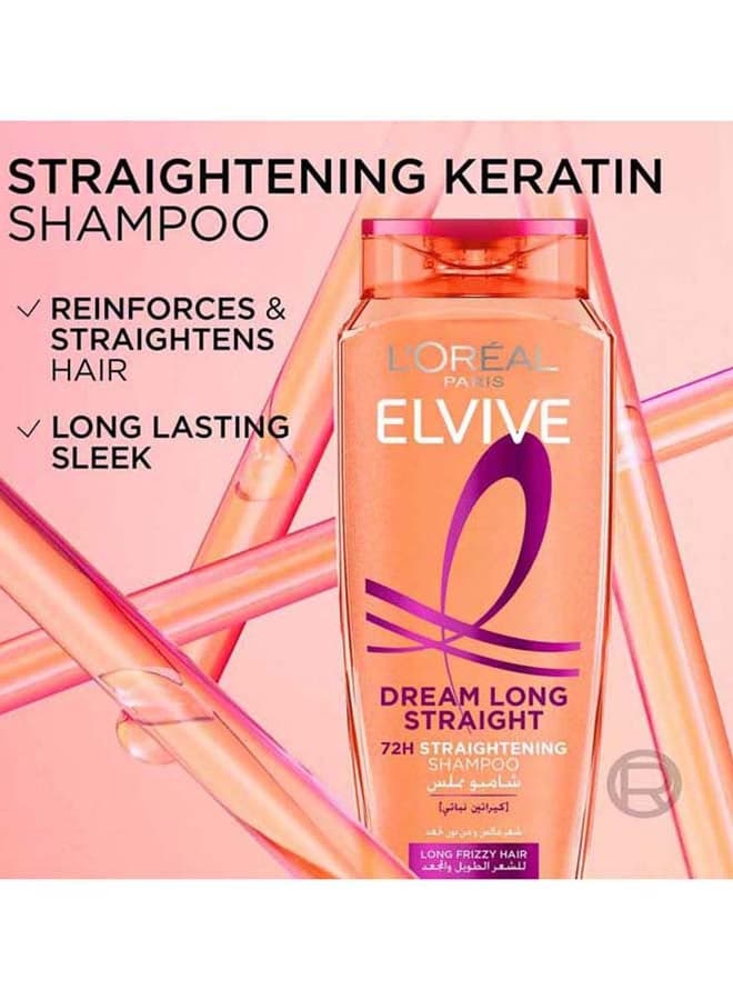 Elvive Dream Long Straight Shampoo, orange 200ml Shampoo Plus Conditioner (٥)
