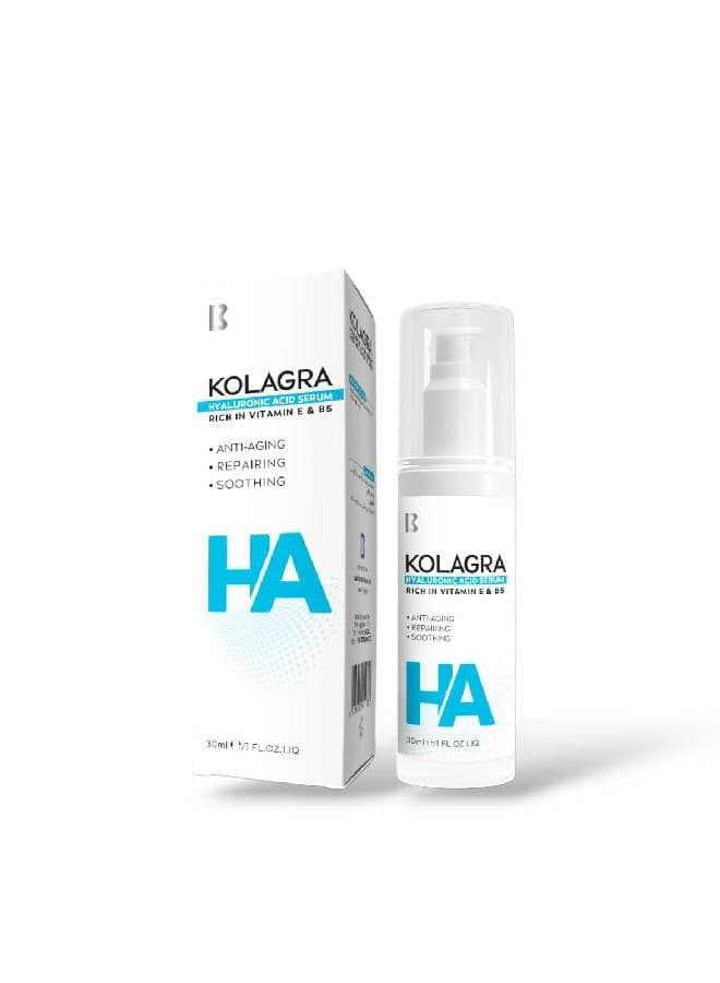 Kolagra Ha Hyaluronic Acid Serum Clear 30ml Face Serums