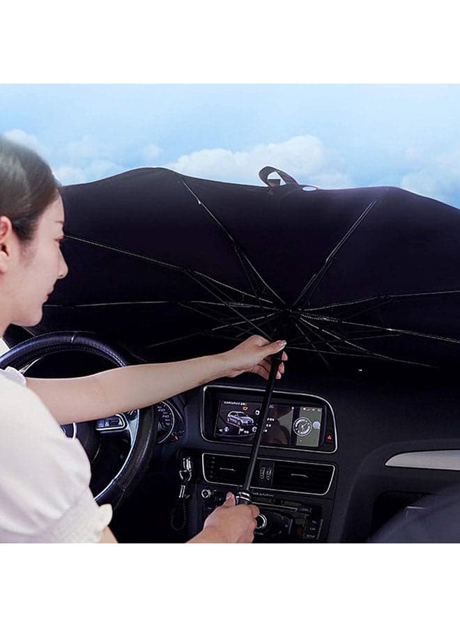 Foldable Sunshade Umbrella Cover For Car Sun Protection (٧)