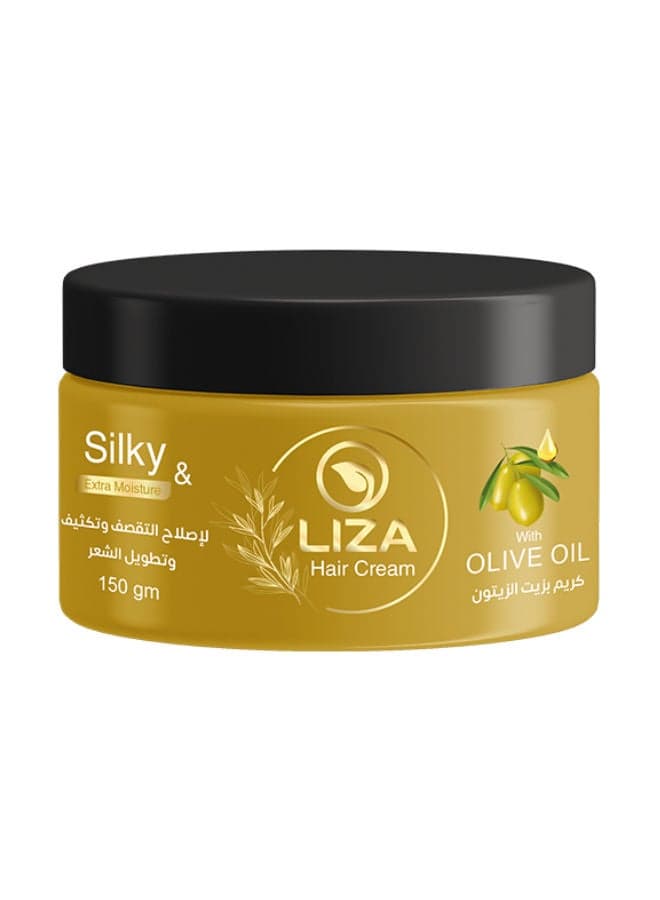 Liza Hair Cream With Olive Oil Black 150grams Creams, Gels & Lotions