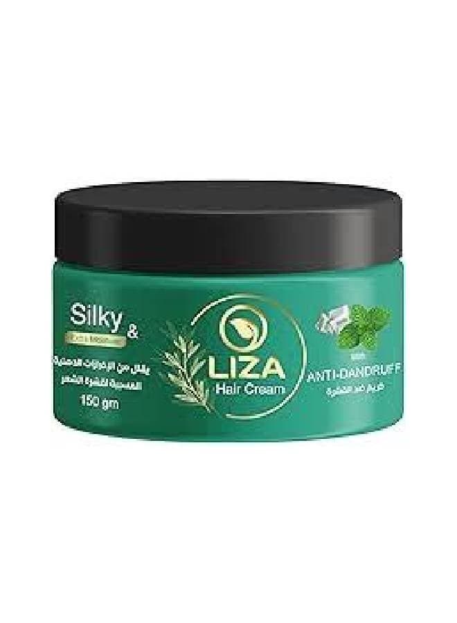 Liza Anti Dandruff Hair Cream Black 150grams Creams, Gels & Lotions