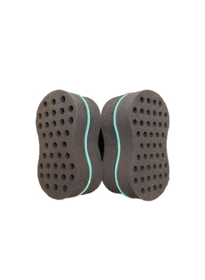 Wave Barber Hair Brush Sponge Tool Multicolour