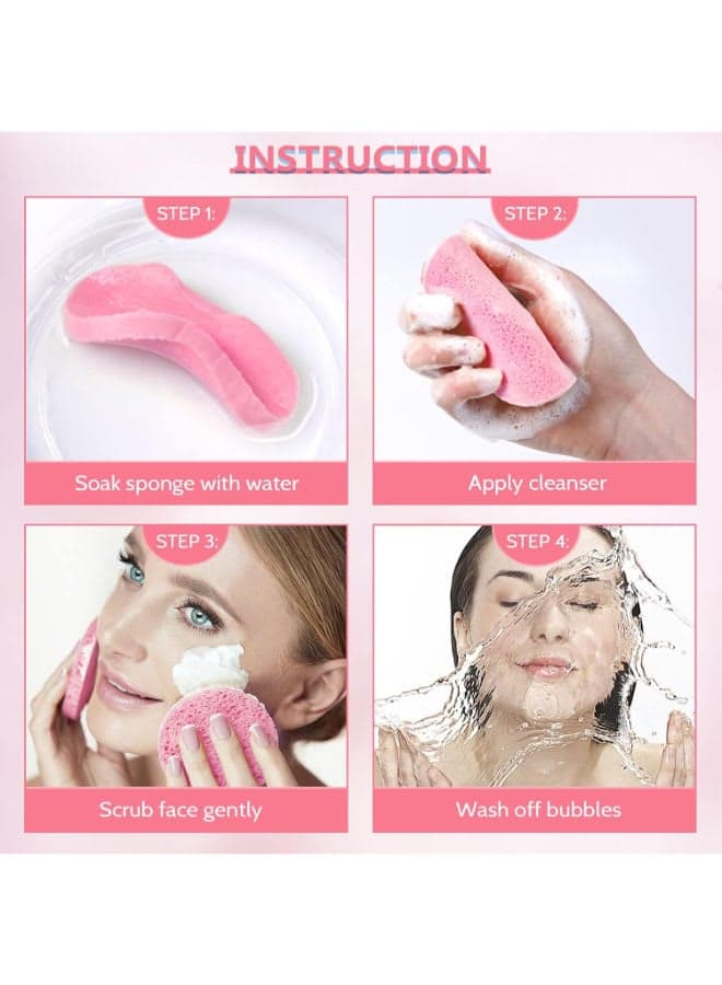 Compact Facial Sponge Multicolour Make Up Sponges (٣)