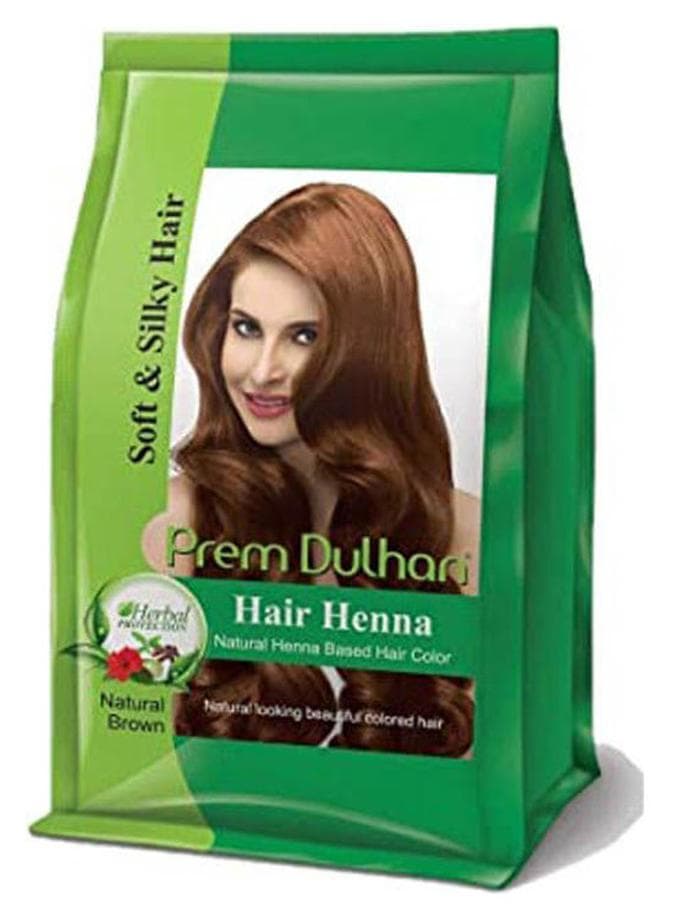 Natural Henna For Natural Brown Hair Brown 125grams Chemical Hair Dyes