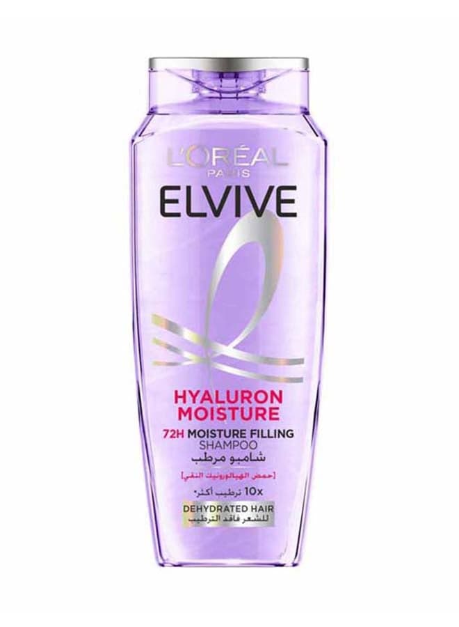 Elvive Hyaluron Moisture Filling Shampoo Replumps Hair With 72H Of Hydration purple 200ml