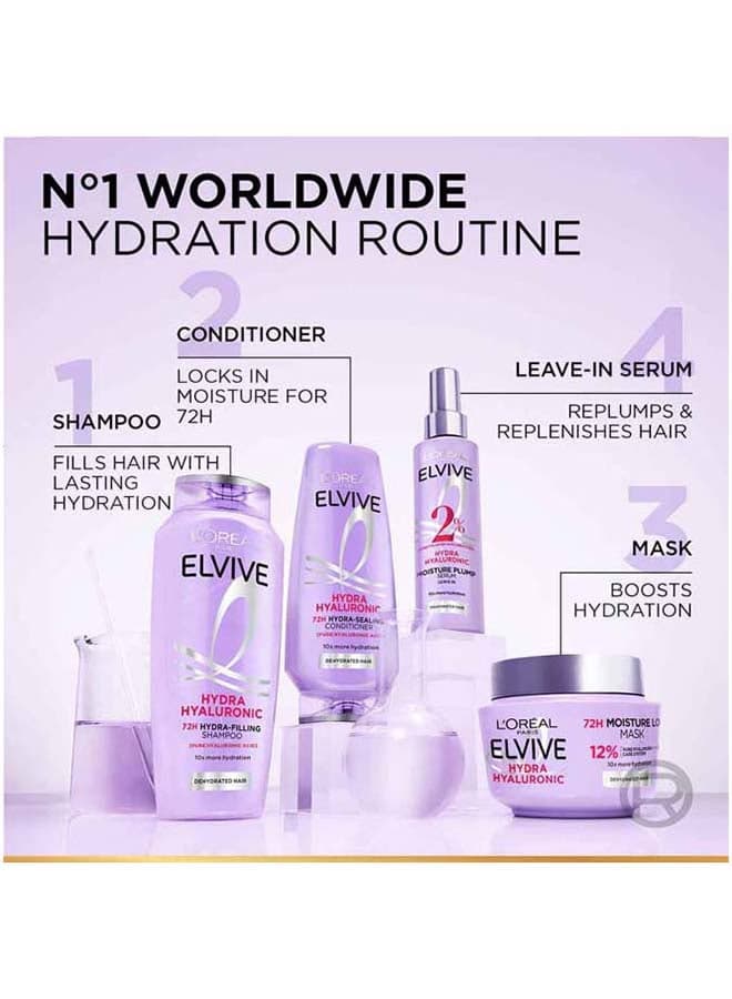 Elvive Hyaluron Moisture Filling Shampoo Replumps Hair With 72H Of Hydration purple 200ml (7)
