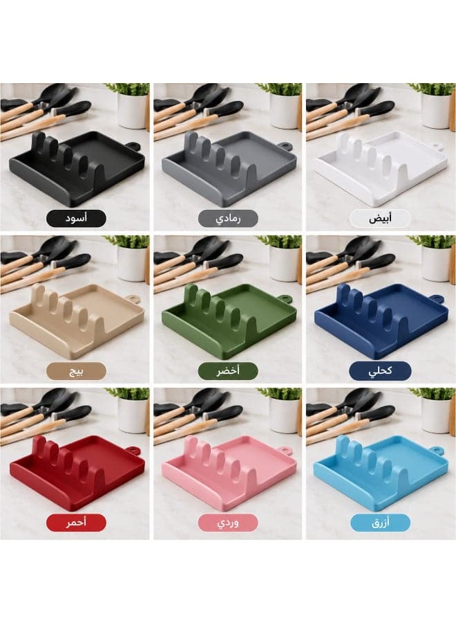 New Cooking Utensil Holder Non-Slip Spoon Multicolour (٣)