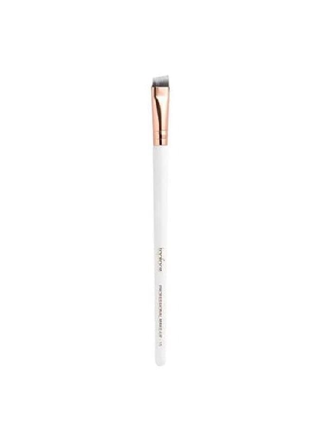 Professional Angled Brow Brush F15 Rose Gold-White
