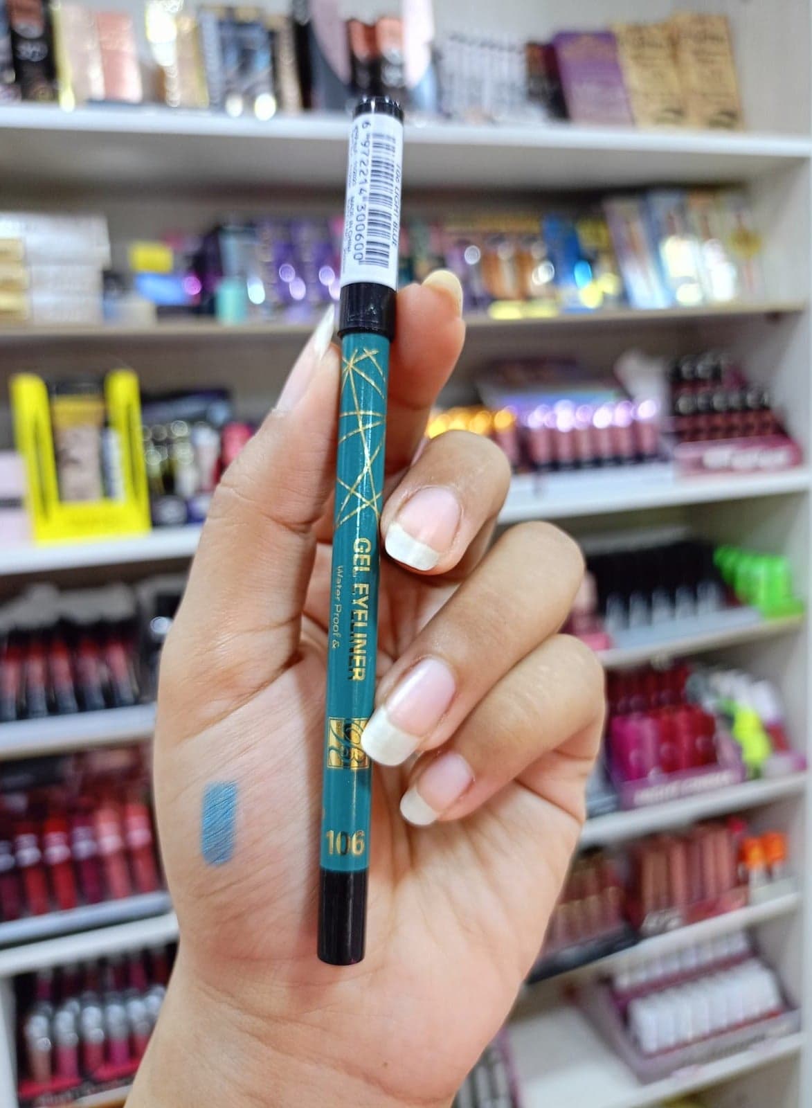 RoseBerry Long Lasting Waterproof Eyeliner Pencil -106 Light blue