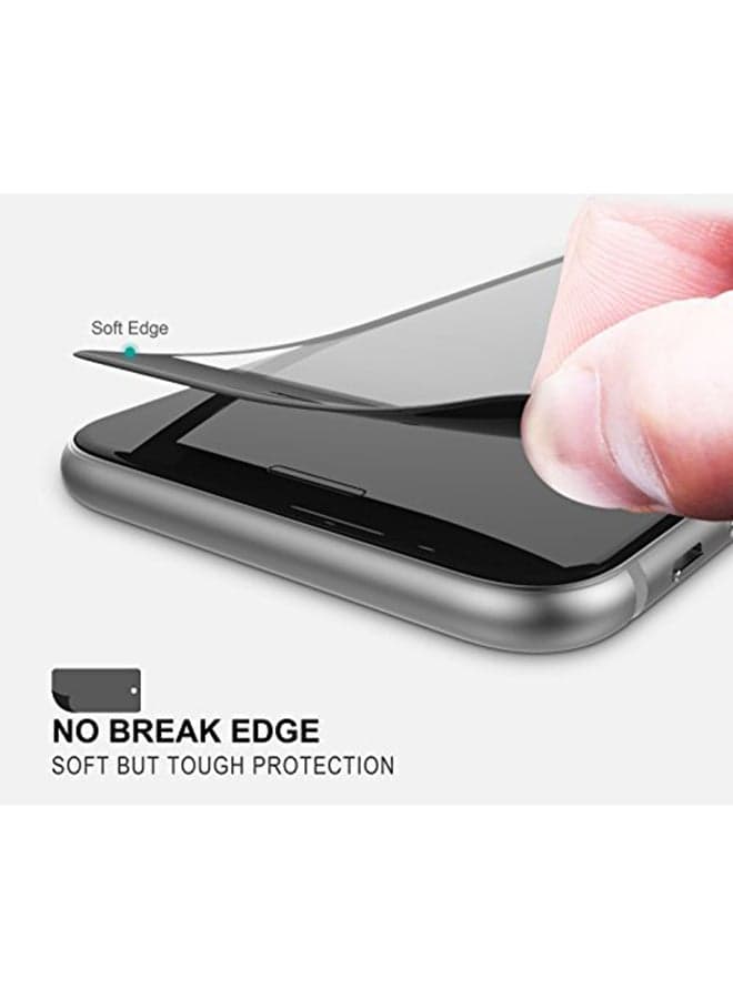 Full Cover Tempered Glass Anti-Fingerprint Curved Screen Protector For Apple iPhone 7 Plus Black Mobile Screen Protectors (٣)