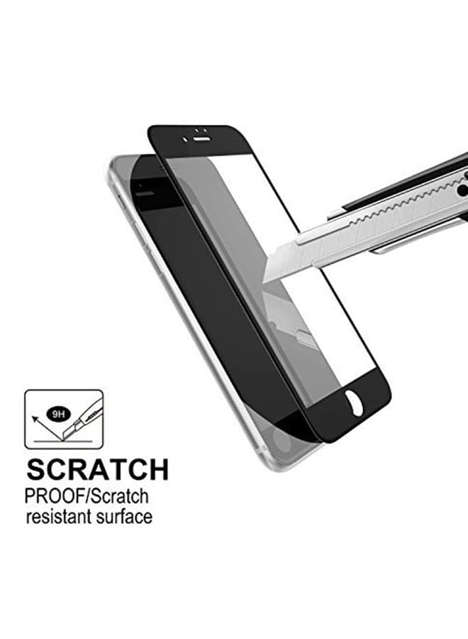 Full Cover Tempered Glass Anti-Fingerprint Curved Screen Protector For Apple iPhone 7 Plus Black Mobile Screen Protectors (٤)
