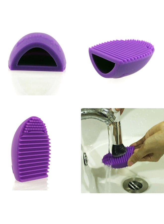 Make Up Brush Cleaning Tool Purple Makeup Tool Cleaners (٤)