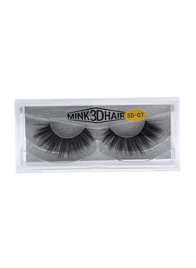 Handmade Long Crossing False Eyelashes Black