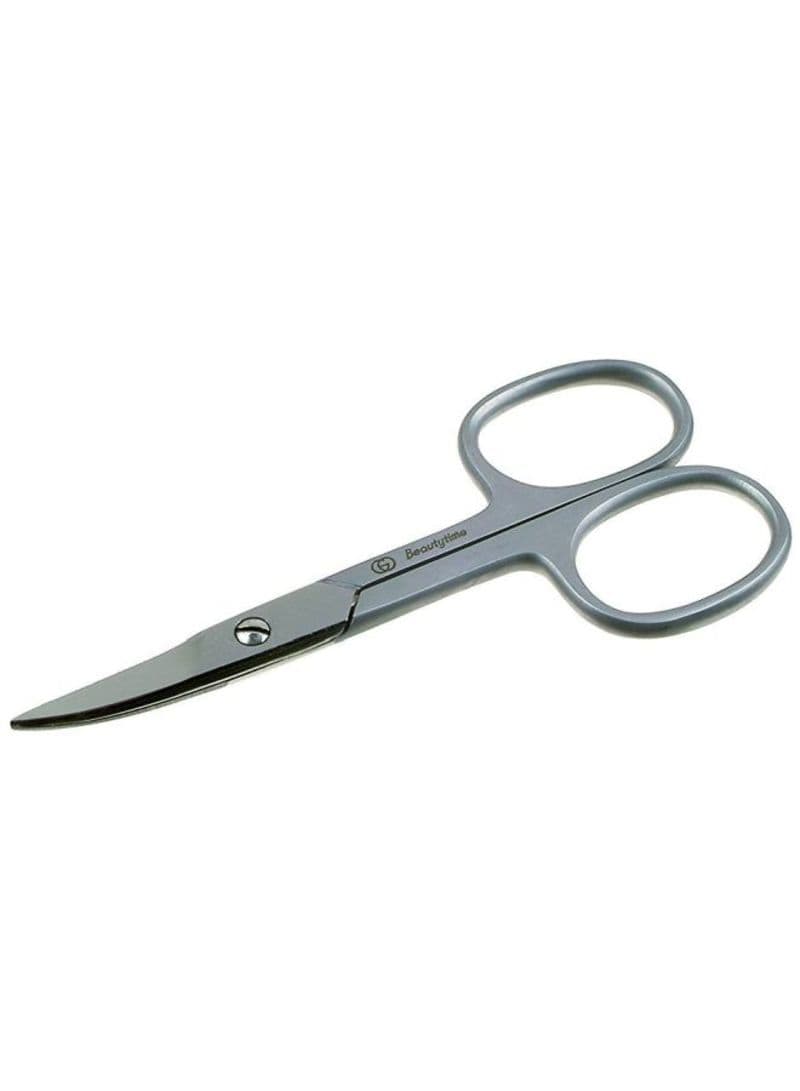 Curved Nail Scissors Silver Makeup Tools & Accessories