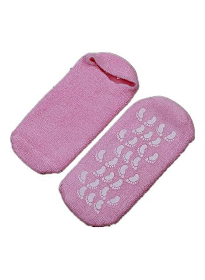 Moisturizing Treatment Gel Spa Socks Pink Hand & Foot Treatment