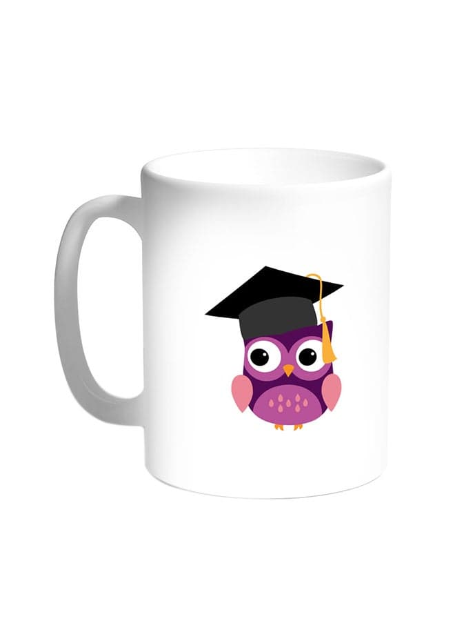 Graduation - Owl Picture Printed Coffee Mug White