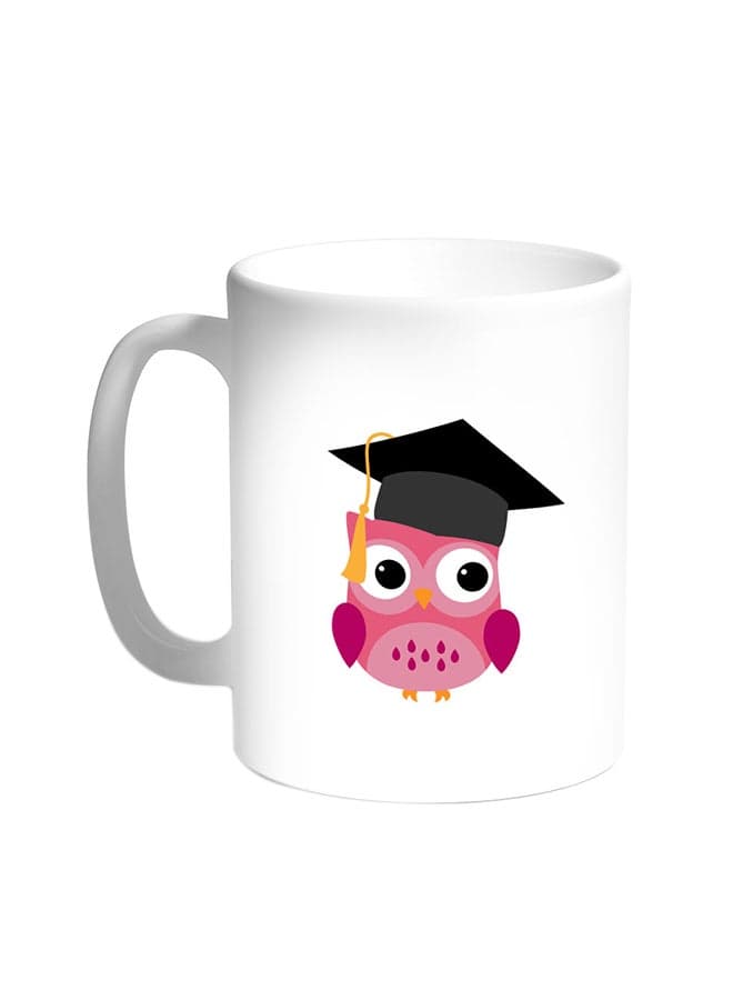 Graduation - Owl Picture Printed Coffee Mug White