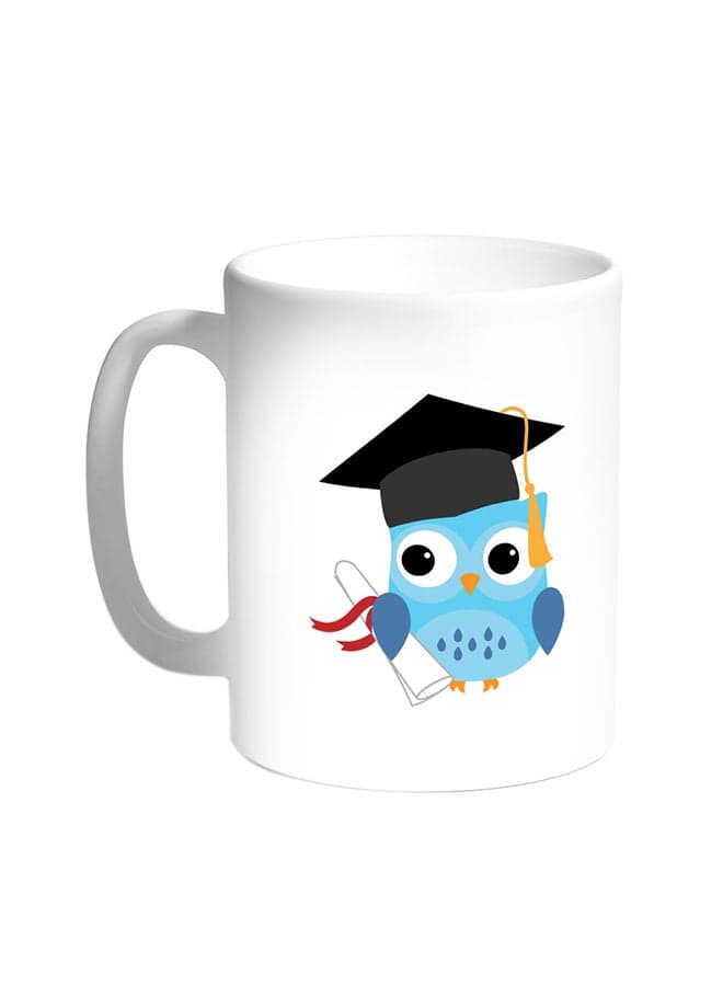 Graduation - Owl Picture Printed Coffee Mug White