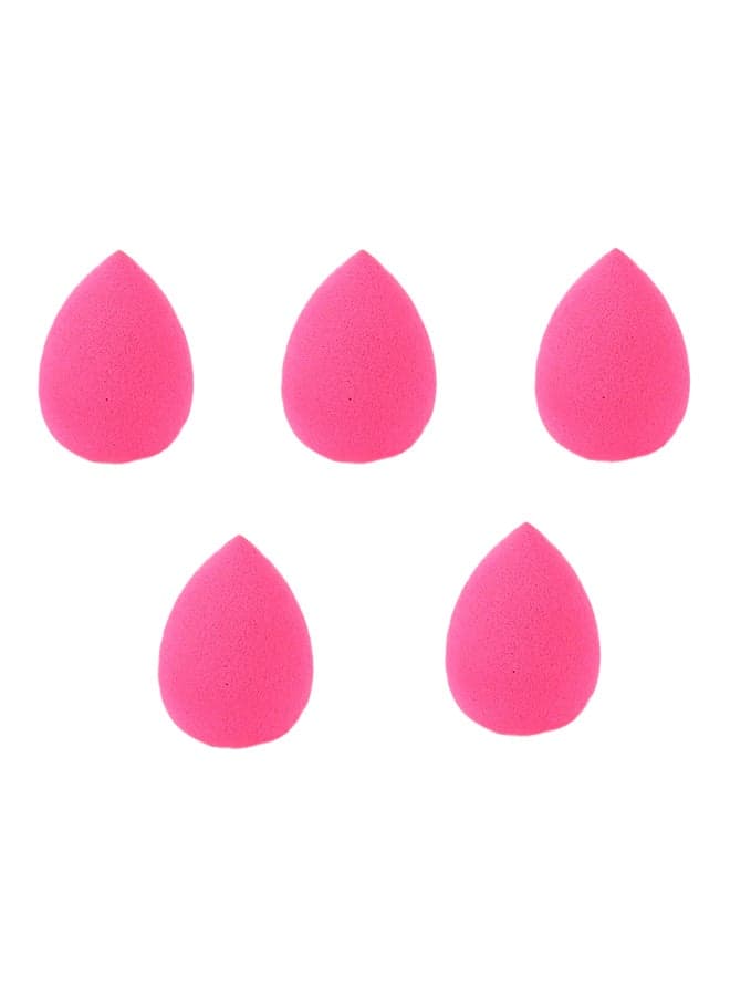 5 Piece Cosmetic Sponge Pink Make Up Sponges