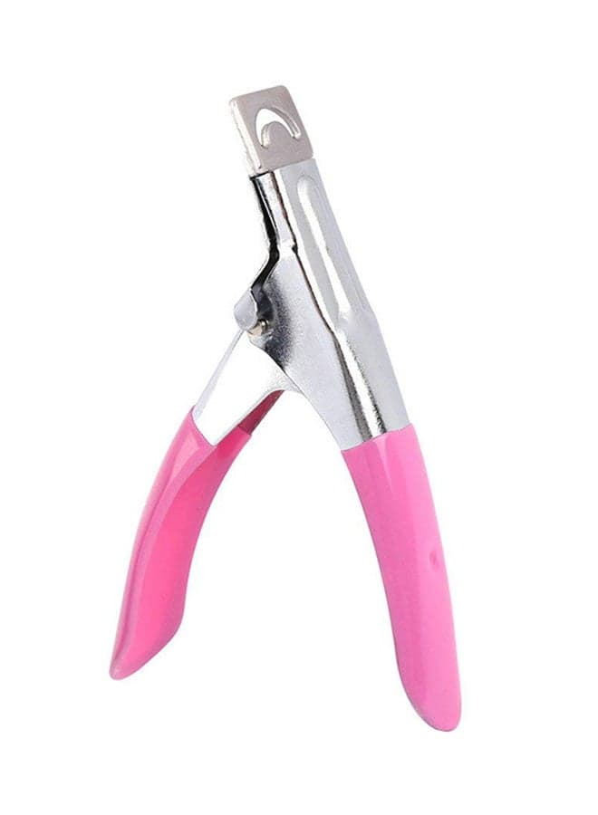 Acrylic Nail Clipper Silver/Pink Nails UV Gel & Accessories