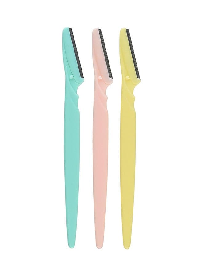 3-Pieces Eyebrow Razor Set Multicolor Eye & Eyebrow Kits