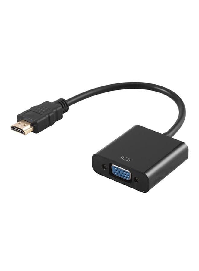 HDMI Male To VGA RGB Female Converter Black Video Converters