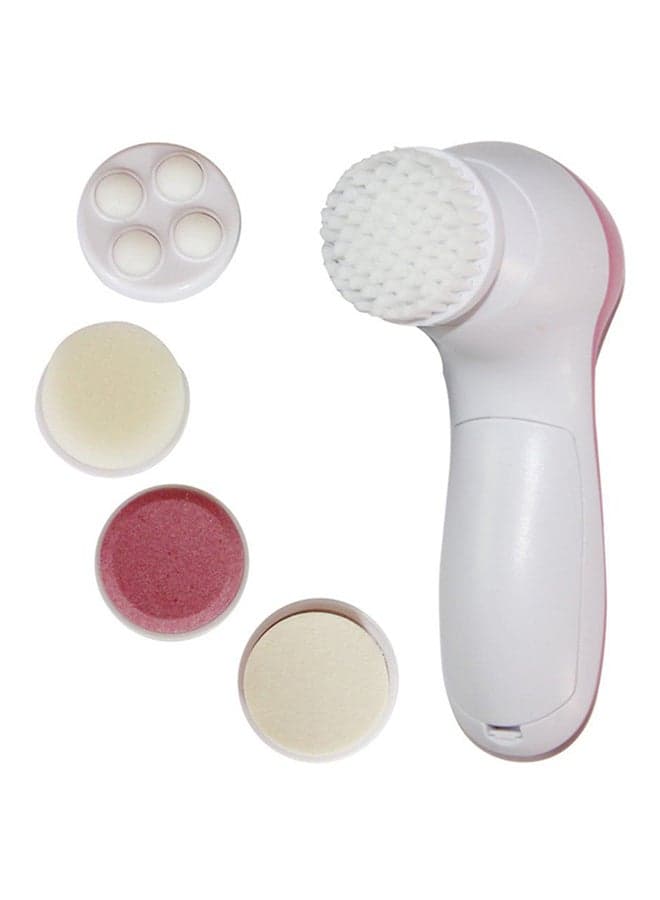 5-In-1 Beauty Care Face Massager Pink/White Face Massagers & Rollers