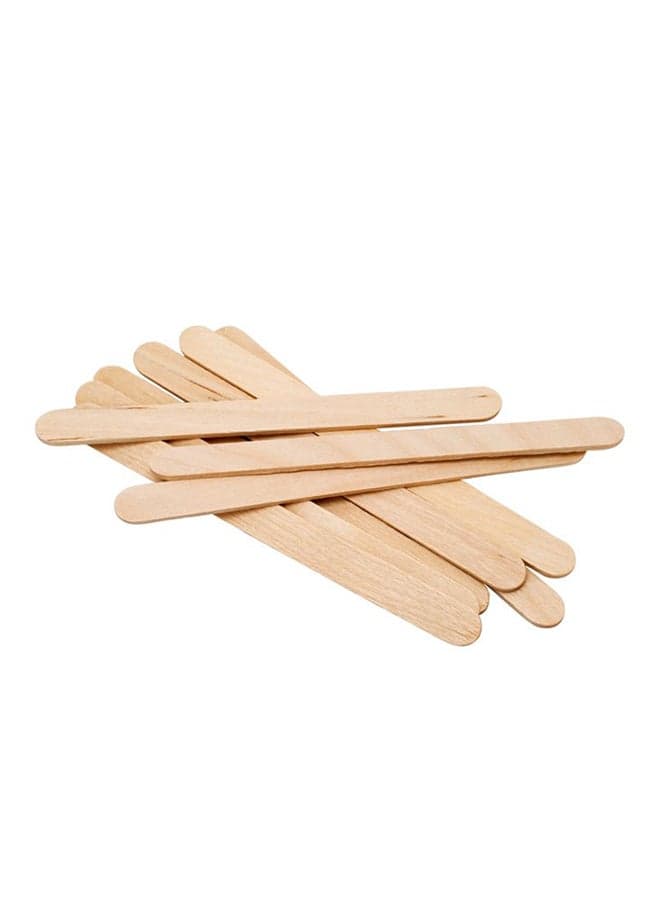 100-Piece Epilating Wax Applicator Set Beige Shaving Accessories