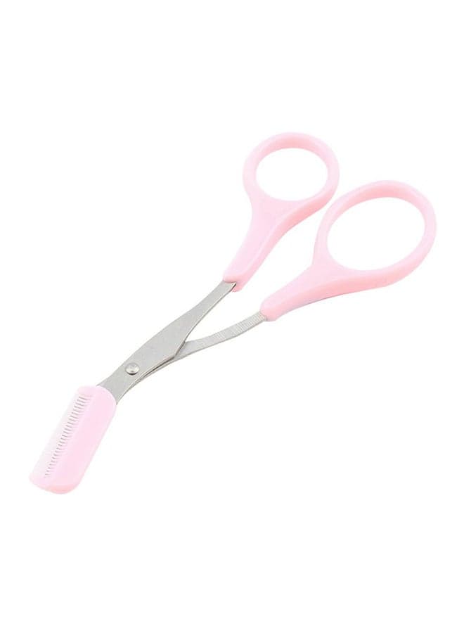 Eyebrow Scissors Pink/Silver Eyebrow Grooming Scissors