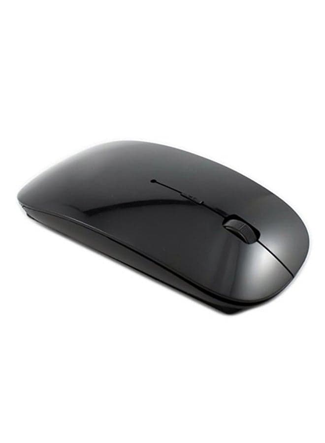 Wireless 4D Ultra Slim Optical Mouse Black