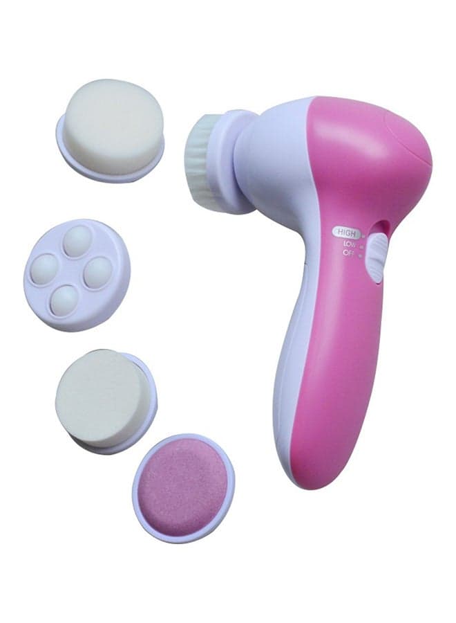 Facial Wash And Massager Kit Pink/White/Beige Face Massagers & Rollers