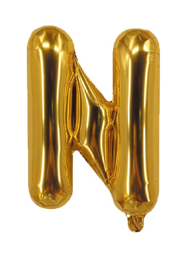N Letter Foil Party Balloon