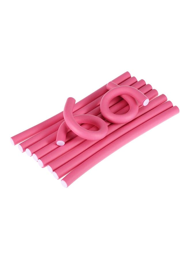 10-Piece  Curler Makers Pink Hair Curling Irons (٣)