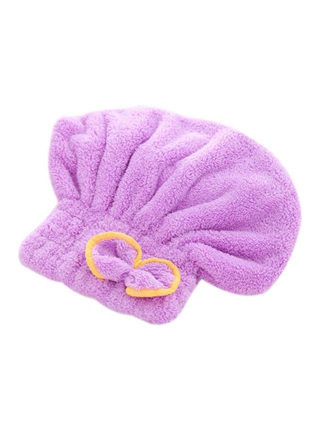 Quick Hair Drying Hat Wrap Cap Pink Shower Caps