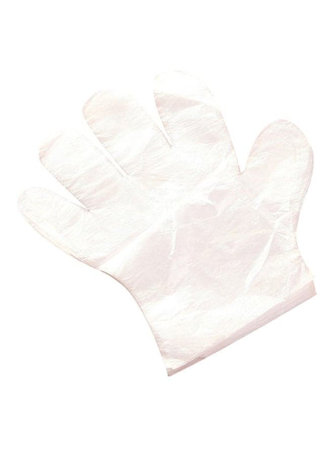 100-Piece Disposable Gloves Set Multicolour Food Containers
