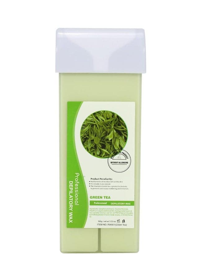 Green Tea Infused Professional Depilatory Wax Green 100grams Waxing