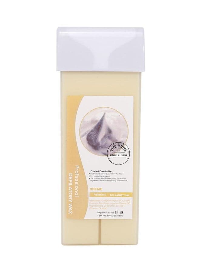 Cream Infused Professional Depilatory Wax Beige 100grams Waxing
