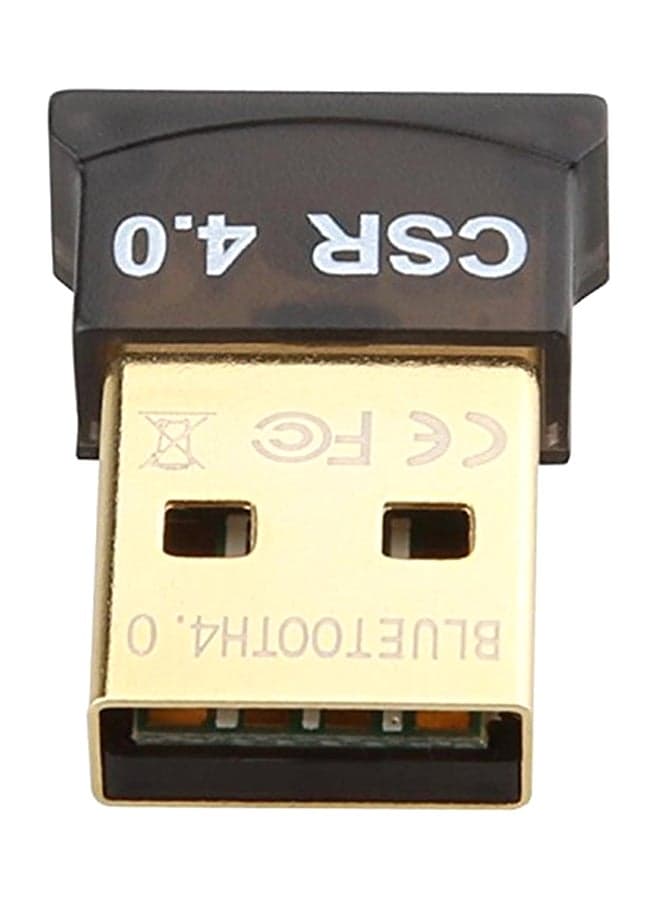 USB Bluetooth CSR Adapter Dongle Black/Gold