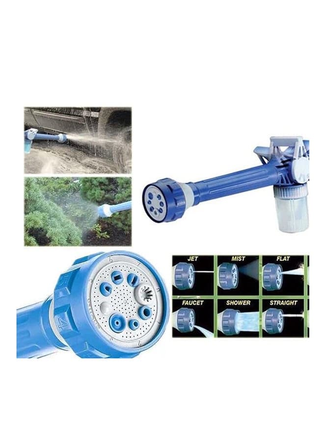 8-In-1 Multifunctional Jet Water Cannon Spray Blue/White Gardening & Lawn Care (٣)