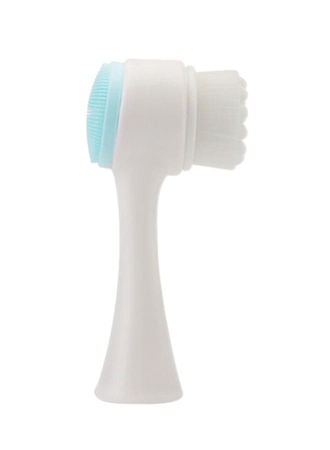 2 In 1 Facial Cleansing And Exfoliating Brush Blue/White Face Massagers & Rollers