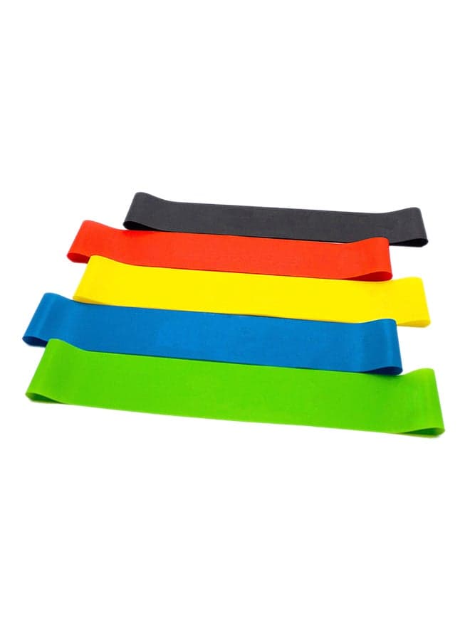 5-Piece Natural Latex Exercise Loop Bands