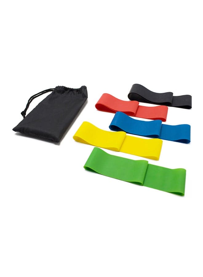 5-Piece Natural Latex Exercise Loop Bands (3)