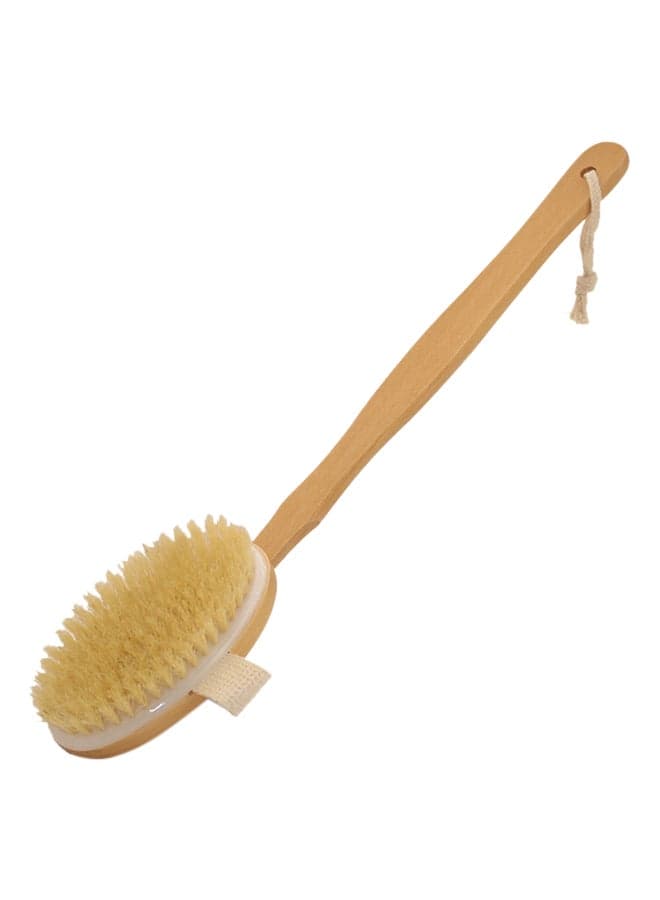 Wooden Bath Brush Brown 42.5x6.5x3cm Body Brushes